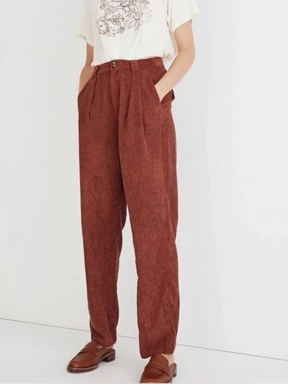 Madewell Tapered Corduroy Pants